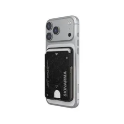Skinarma magnetic cardholder with smart kick-stand vektor _ onyx